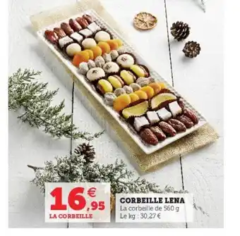 Super U Corbeille Lena offre