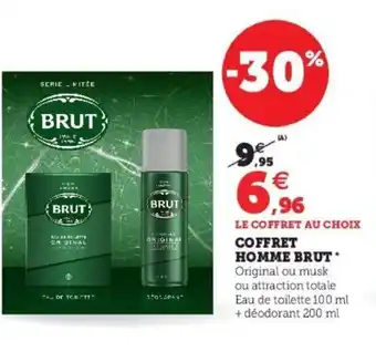 Super U Coffret Homme Brut offre
