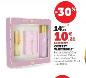 Super U Coffret Vanderbilt offre