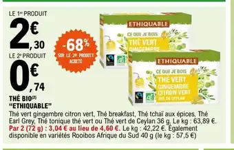 E.Leclerc The Bio Ethiquable offre