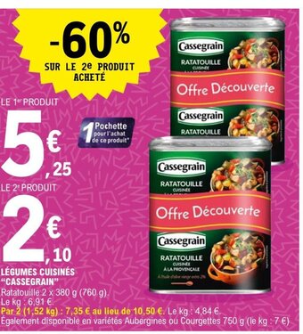 E.Leclerc Legumes Cuisines Cassegrain offre
