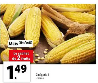 Lidl Maïs offre