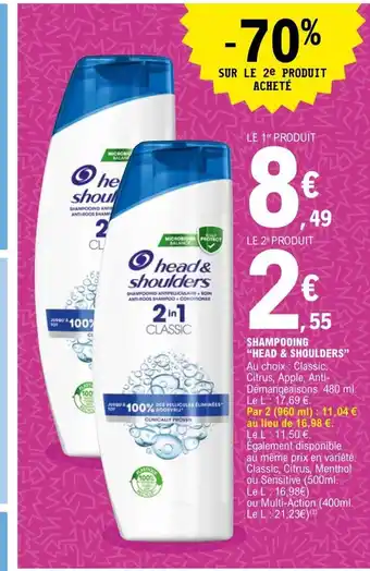 E.Leclerc Shampooing Head & Shoulders offre