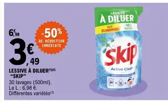 E.Leclerc Lessive a Diluer Skip offre