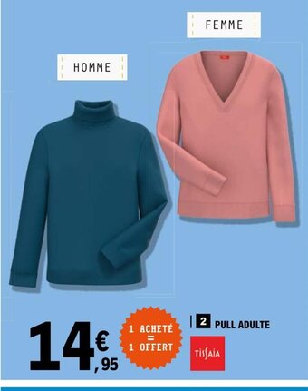 E.Leclerc Pull adulte offre