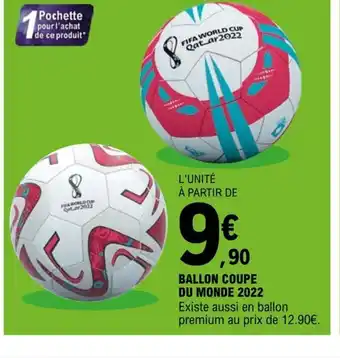 E.Leclerc Ballon Coupe Du Monde 2022 offre