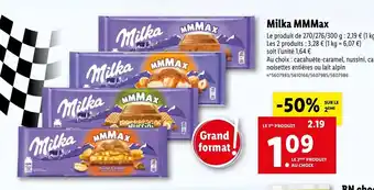 Lidl Milka MMMax offre