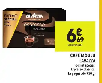 Supeco Cafe Moulu Lavazza offre