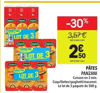 Supeco Pates Panzani offre