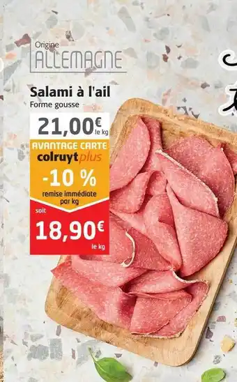 Salami à l'ail