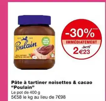 Monoprix Pâte à tartiner noisettes & cacao offre