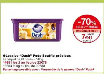 Monoprix Lessive offre