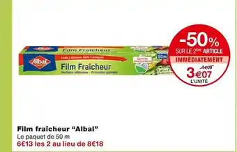 Monoprix Film fraîcheur offre