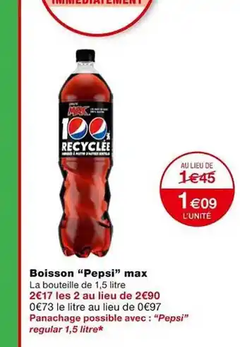 Monoprix Boisson offre