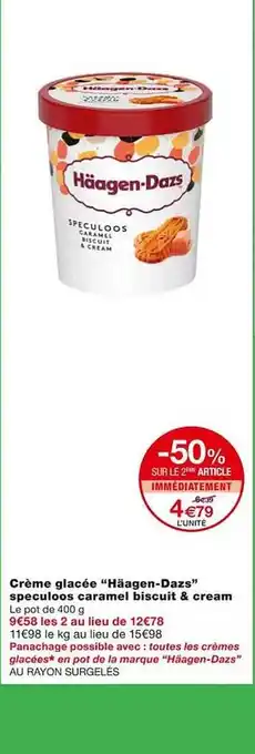 Monoprix Crème glacée offre