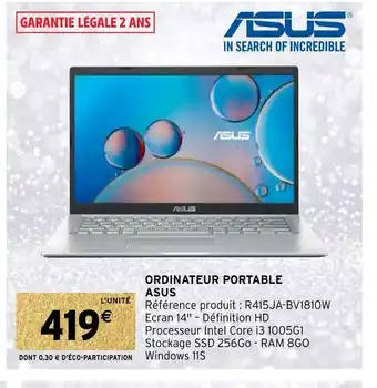 Ordinateur Portable Asus
