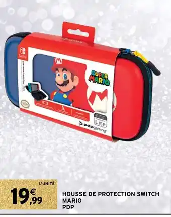 Intermarché Hyper Housse De Protetion Switch Mario PDP offre