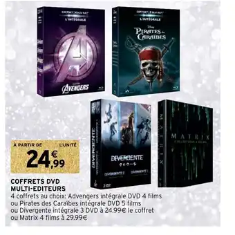 Intermarché Hyper Coffrets DVD Multi-Editeurs offre