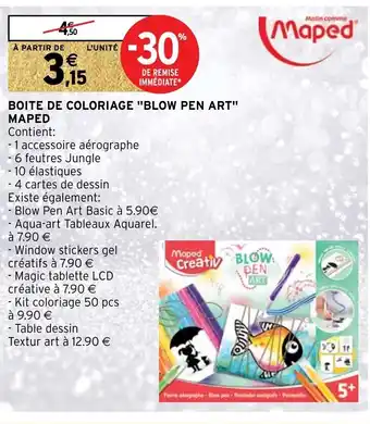 Boite De Coloriage "Blow Pen Art" Maped