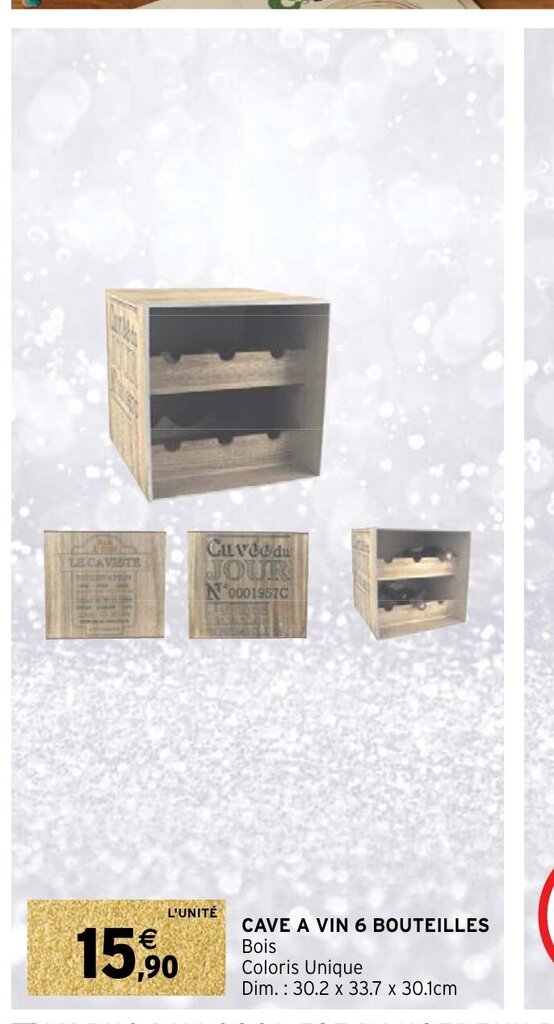 Promo Cave A Vin 6 Bouteilles chez Intermarché Hyper