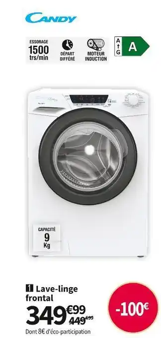 Conforama Candy lave-linge hcu159txmbe/1-47 offre