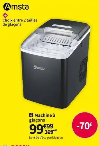Conforama Amsta machine à glaçons amim77029 offre