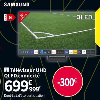 Conforama Samsung téléviseur uhd qled connecté offre