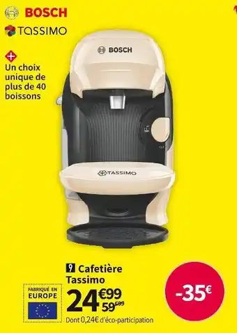 Bosch cafetière tassimo tas1107