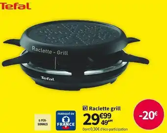 Conforama Tefal raclette grill tefal re12a810 offre
