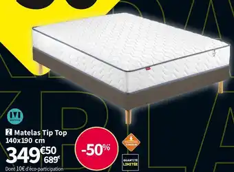 Conforama Merinos matelas ressorts ensachés tip top offre