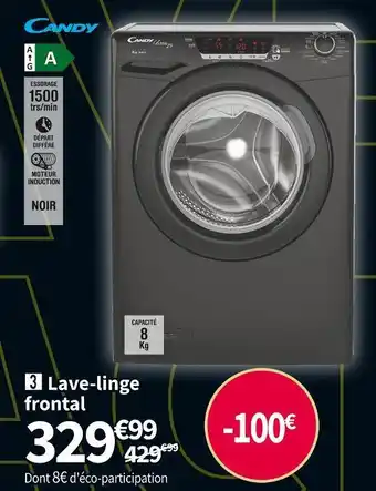 Conforama Candy lave-linge hcu58txmbbe/1-47 offre