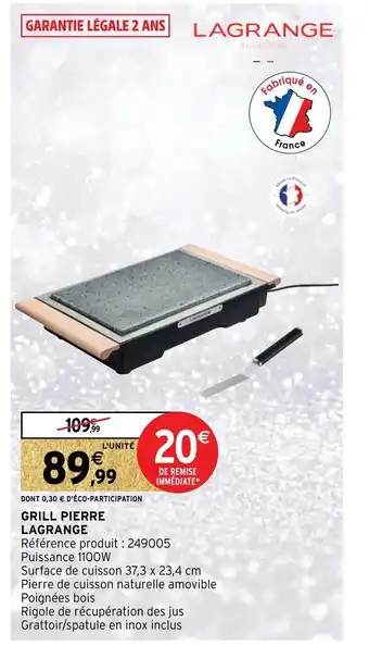 Grill Pierre Lagrande