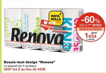 Monoprix Renova essuie-tout design offre