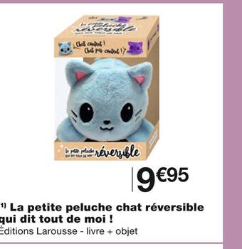 Monoprix La petite peluche chat réversible qui dit tout de moi offre