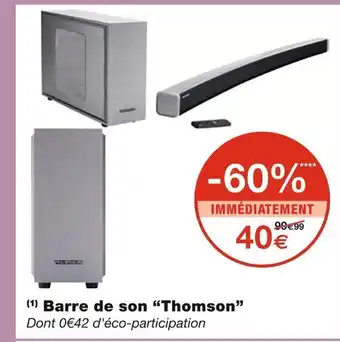 Monoprix Thomson barre de son offre
