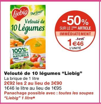 Monoprix Liebig velouté de 10 légumes offre