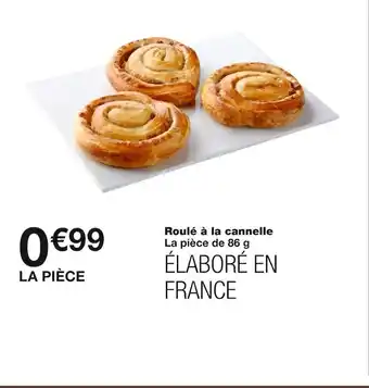 Monoprix Roulé à la cannelle offre