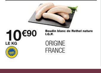 Monoprix Boudin blanc de rethel nature i.g.p. offre
