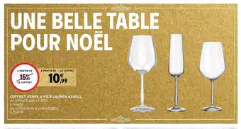 Coffret Verre A Pied Lauren 4x45 Cl