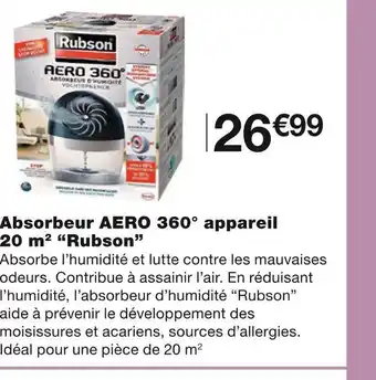 Monoprix Rubson absorbeur aero 360° appareil 20 m offre