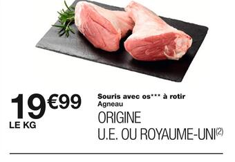 Monoprix Souris avec os à rotir agneau offre