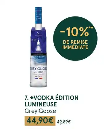Monoprix Grey goose vodka édition lumineuse offre