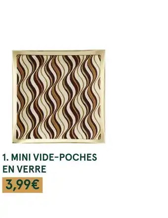 Monoprix Mini vide-poches en verre offre