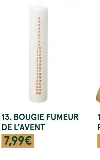Monoprix Bougie fumeur de l’avent offre