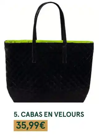 Cabas en velours