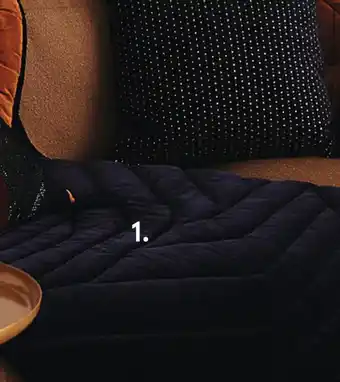 Futon velours matelassé