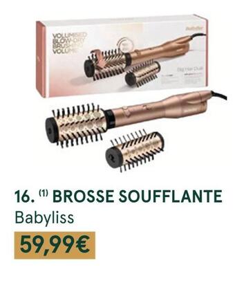 Monoprix Babyliss brosse soufflante offre