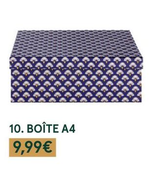 Monoprix Boîte a4 offre