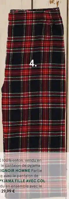 Monoprix Pantalon de pyjama femme offre