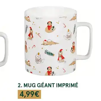 Monoprix Mug géant imprimé offre